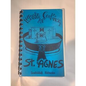 Vintage Whats Cooking At St. Agnes Cookbook Recipe Collection 1986